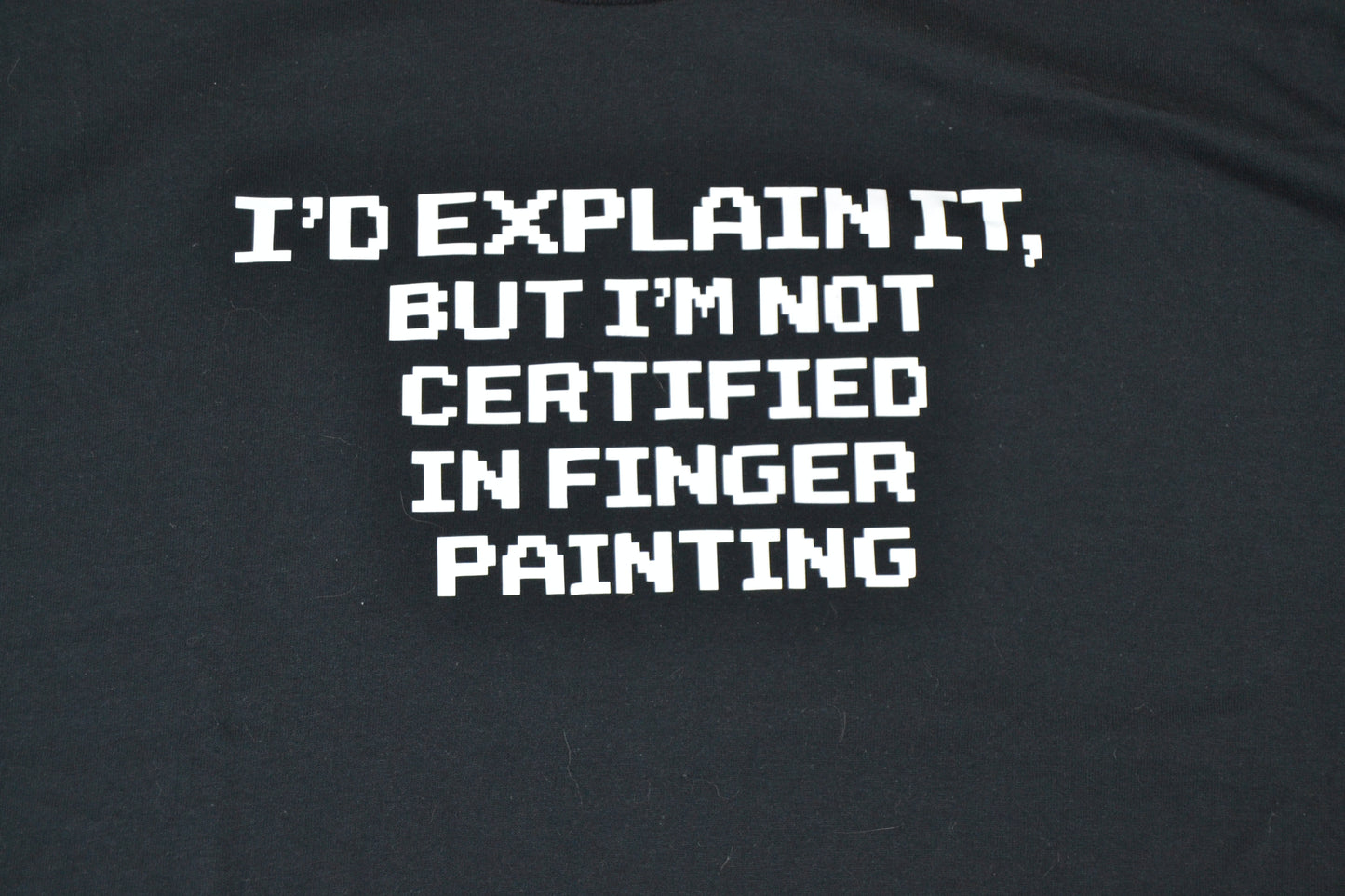 I'd explain it, but I'm not certified in finger painting