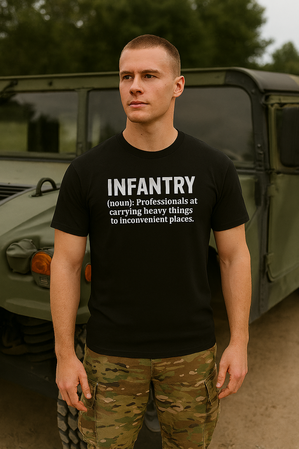 Infantry - Professionals at carrying heavy things to inconvenient places