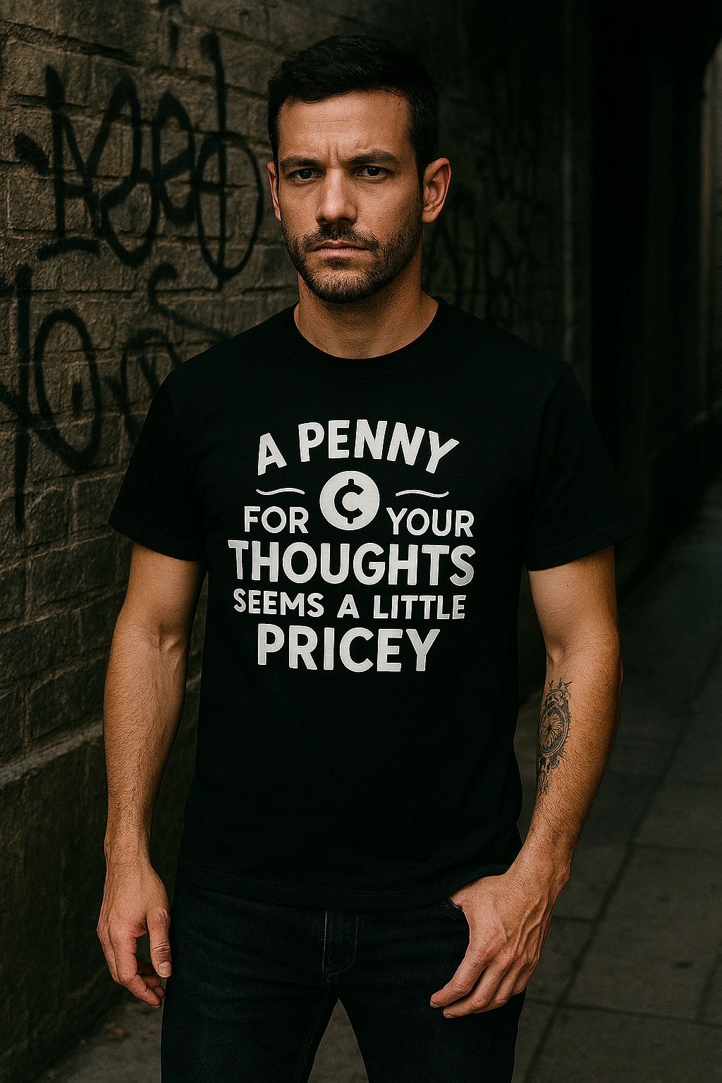 A Penny For Your Thoughts Seems A Little Pricey – Sarcastic Shirt