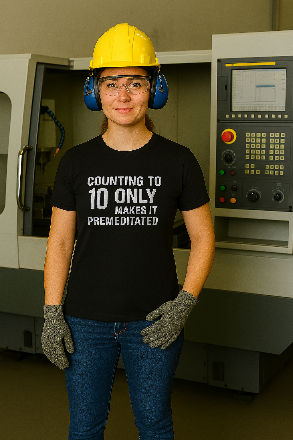 Funny Anger Management Shirt – Dark Humor “Counting to 10” Sarcastic Quote Tee