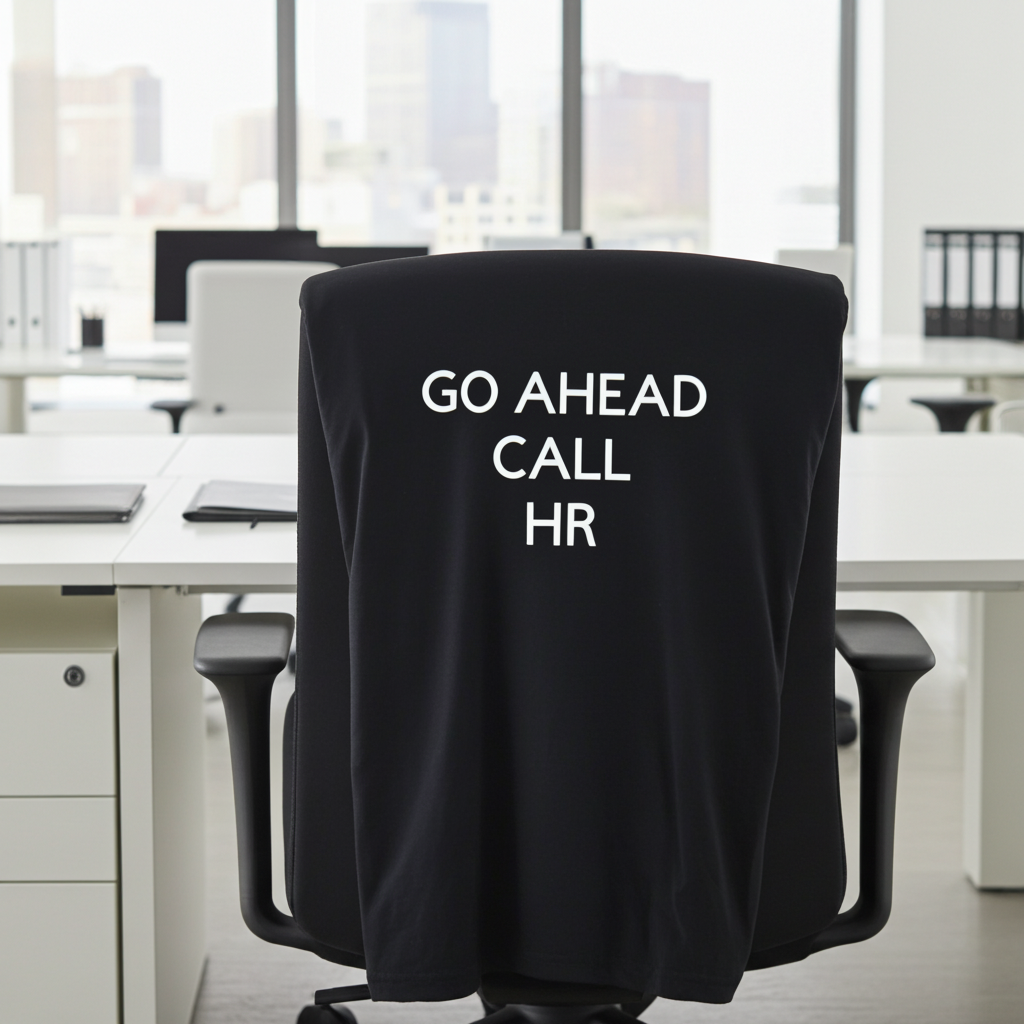 Funny Office Humor T-Shirt – “Go Ahead, Call HR” – Work Sarcasm Tee – Gift for Coworkers