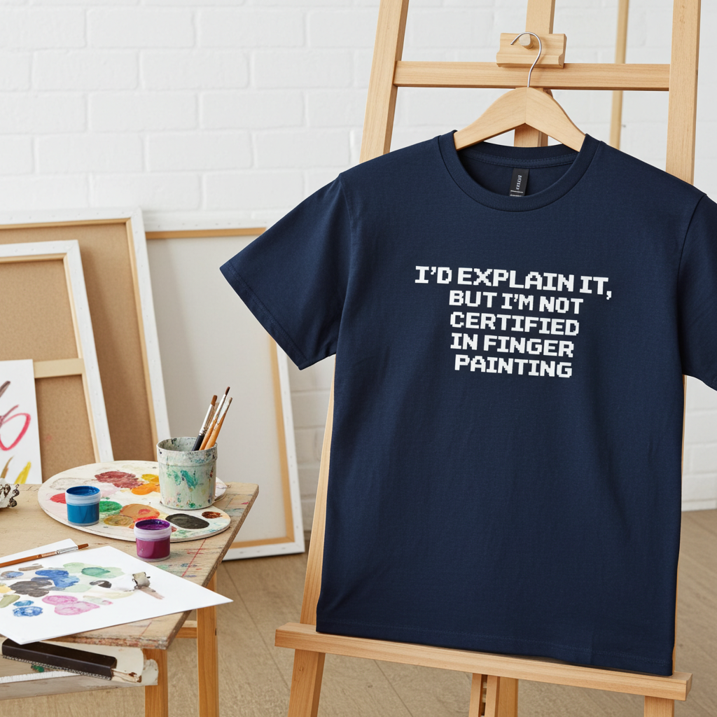 I'd explain it, but I'm not certified in finger painting