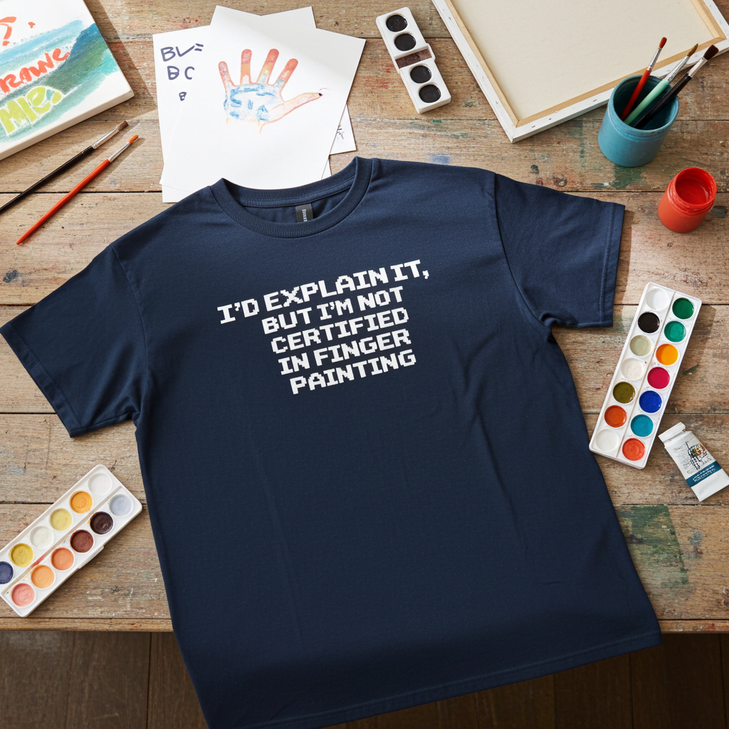 I'd explain it, but I'm not certified in finger painting