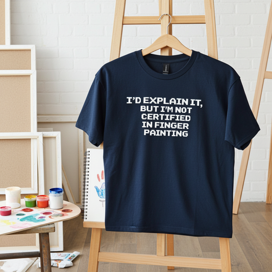 I'd explain it, but I'm not certified in finger painting