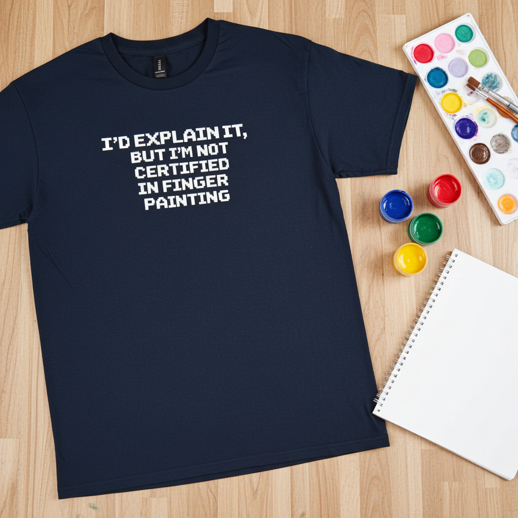 I'd explain it, but I'm not certified in finger painting