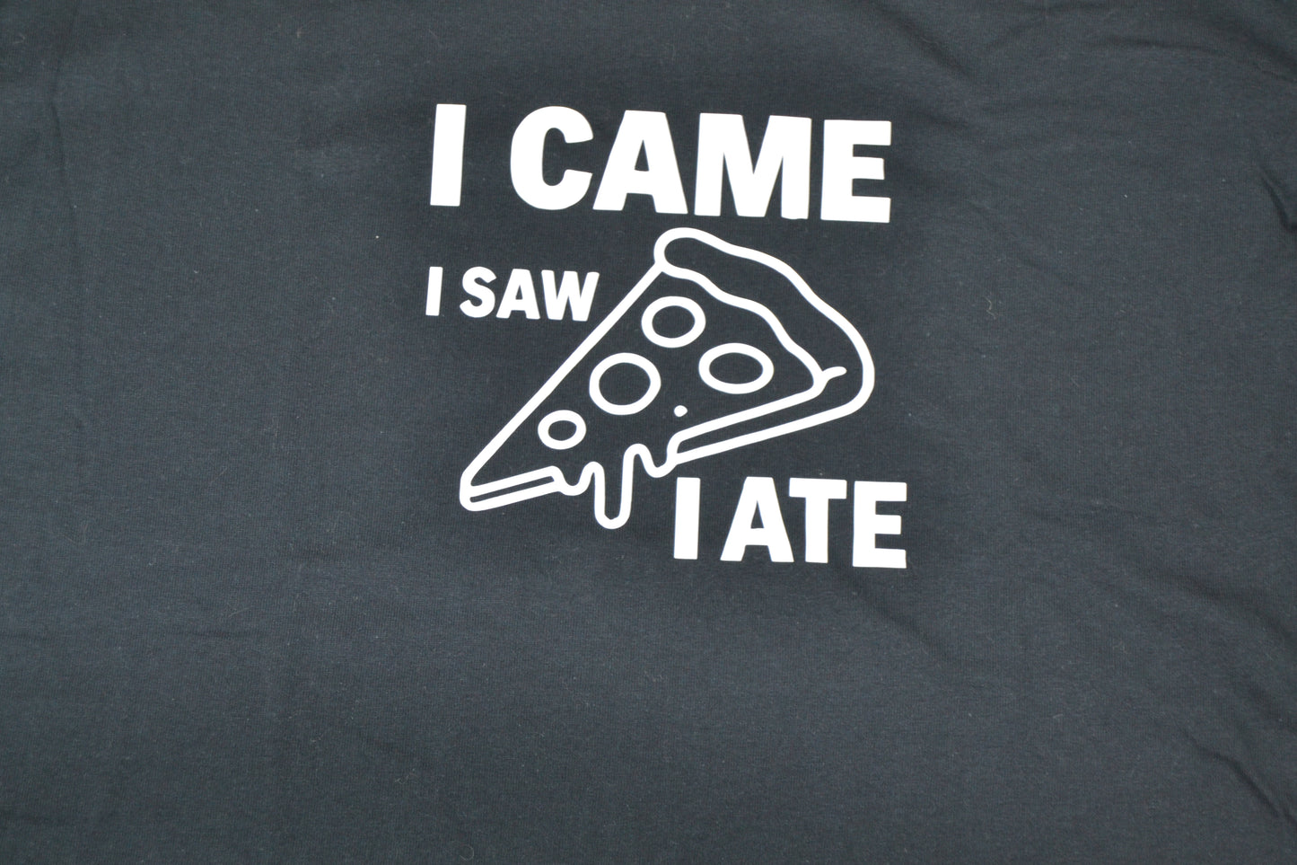 I Came I Saw I Ate Funny T-Shirt – Food Lover Graphic Tee, Unisex Cotton Shirt