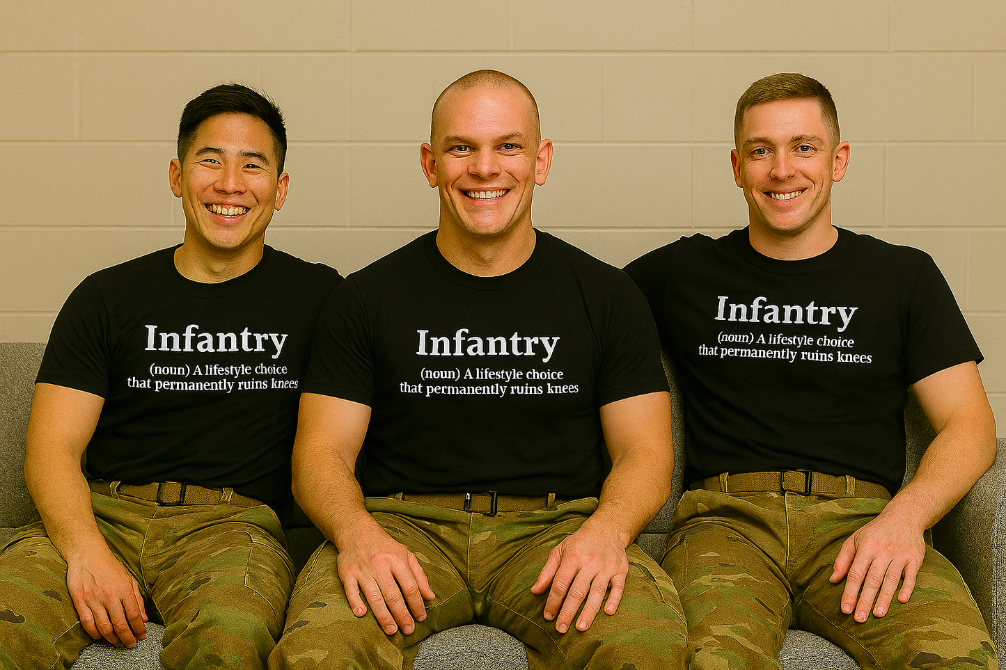 Infantry - A lifestyle choice that ruins knees permanently