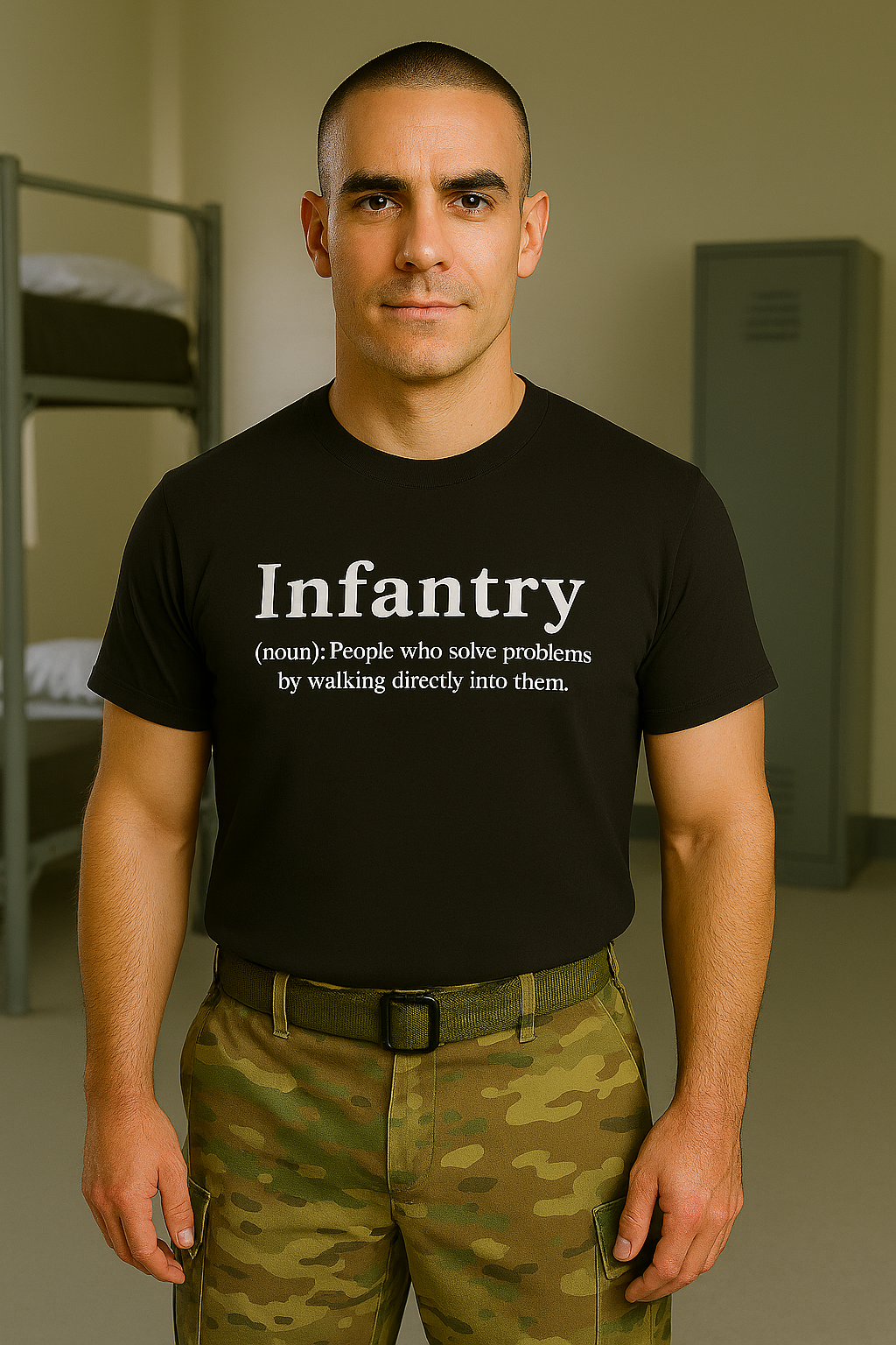 Infantry - People who solve problems by walking directly into them