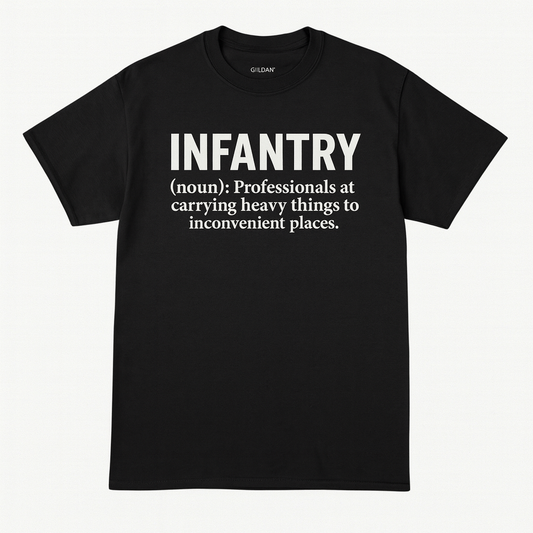 Infantry - Professionals at carrying heavy things to inconvenient places