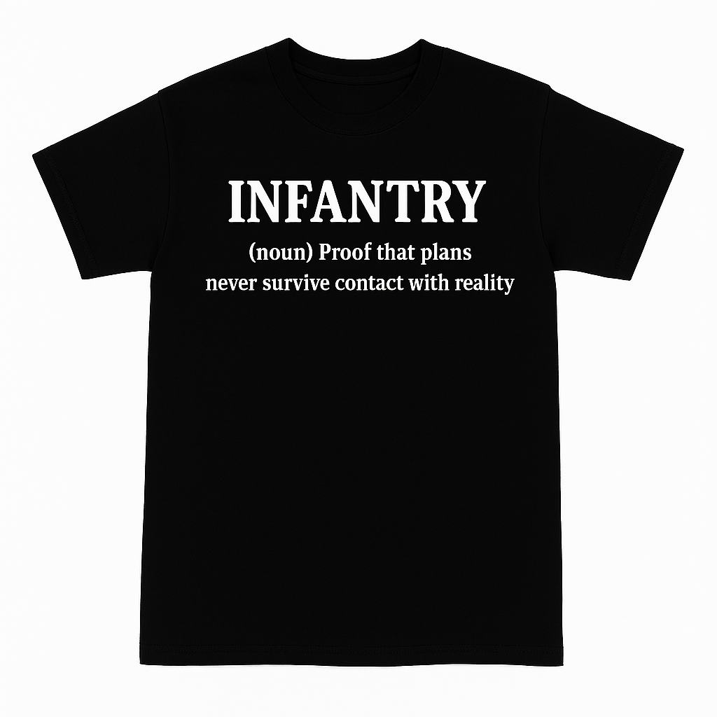Infantry - Proof that plans never survive contact with reality