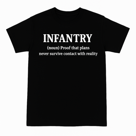 Infantry - Proof that plans never survive contact with reality