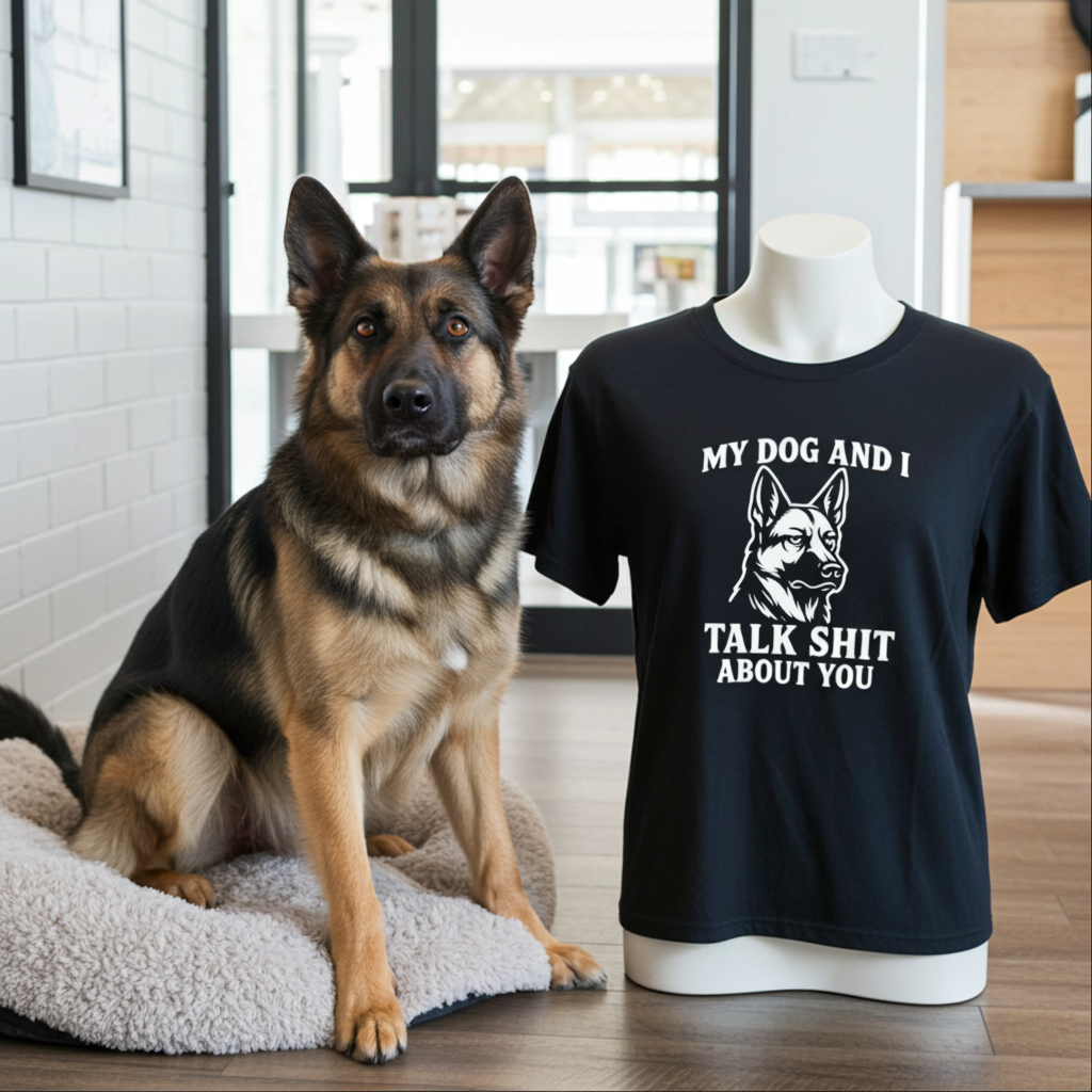 My dog and I talk shit about you