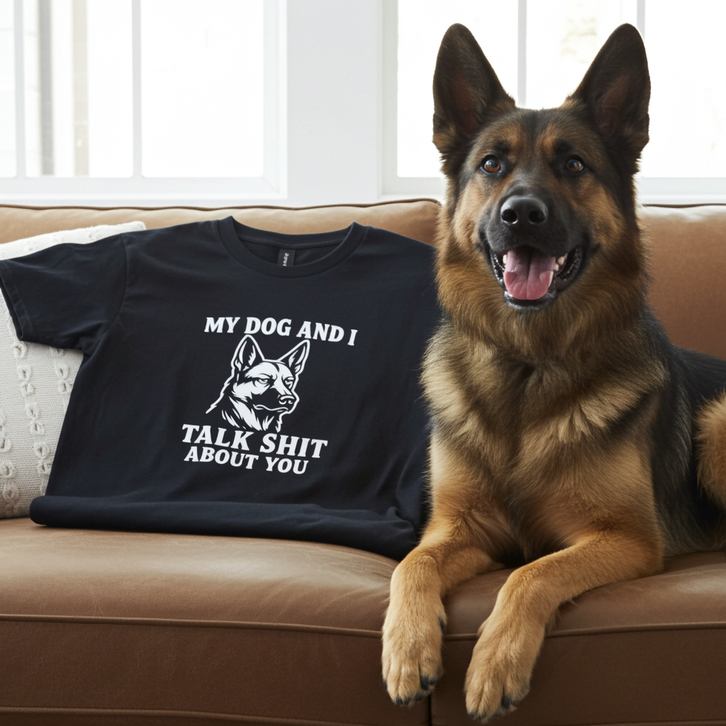 My dog and I talk shit about you