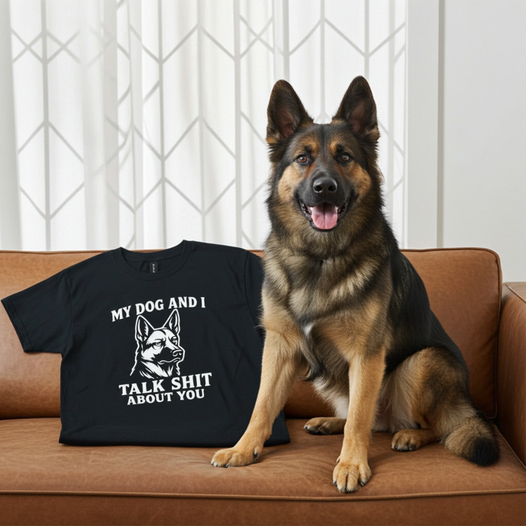 My dog and I talk shit about you
