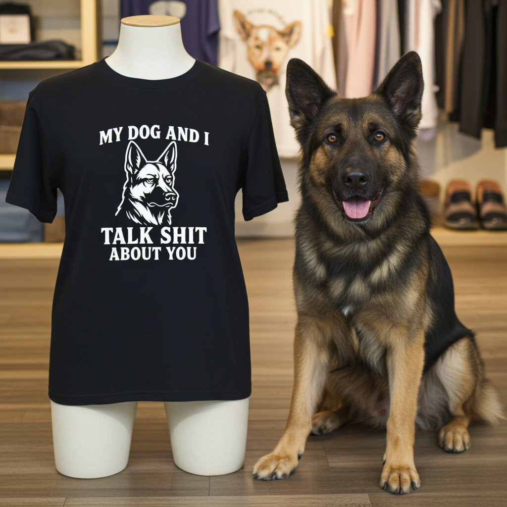 My dog and I talk shit about you