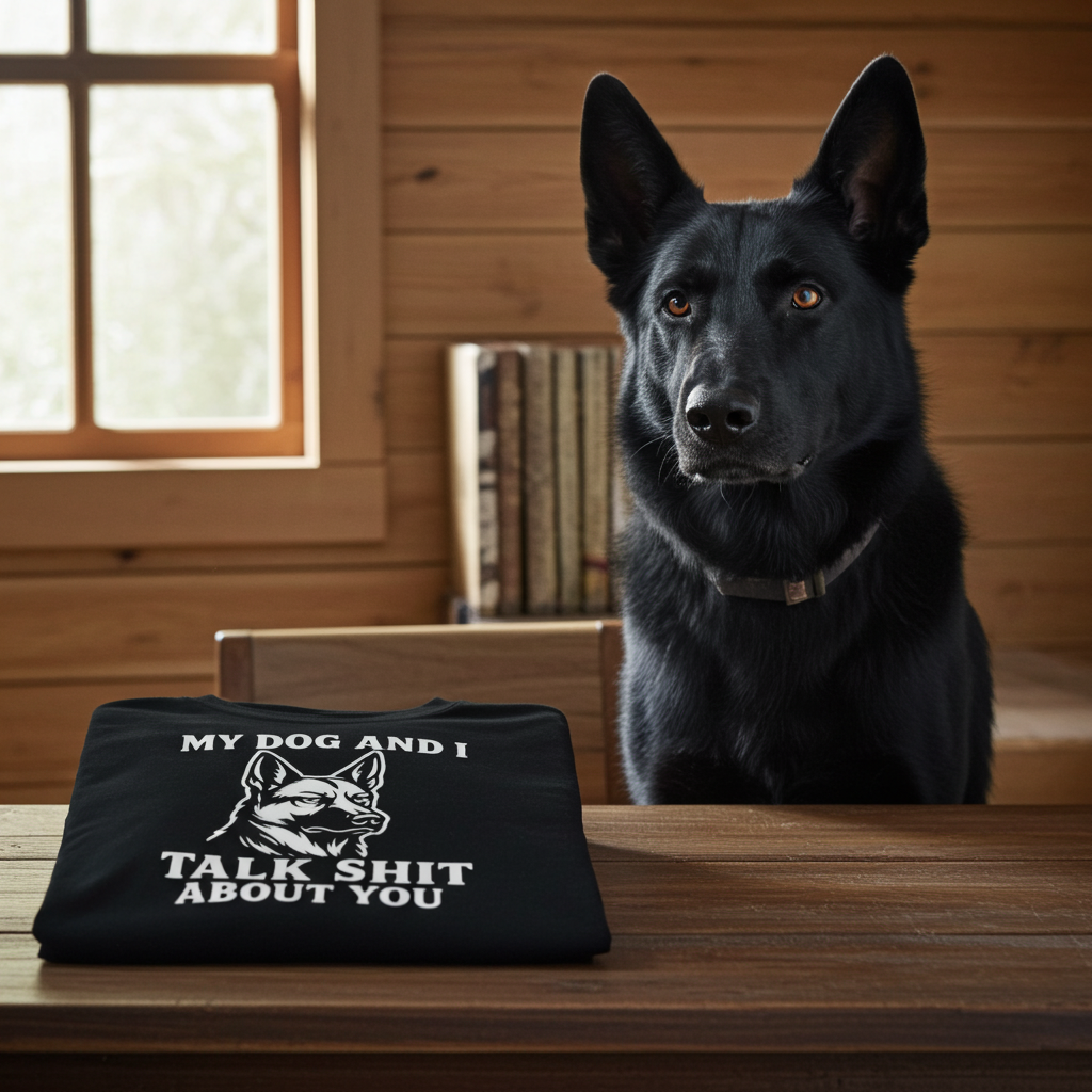 My dog and I talk shit about you