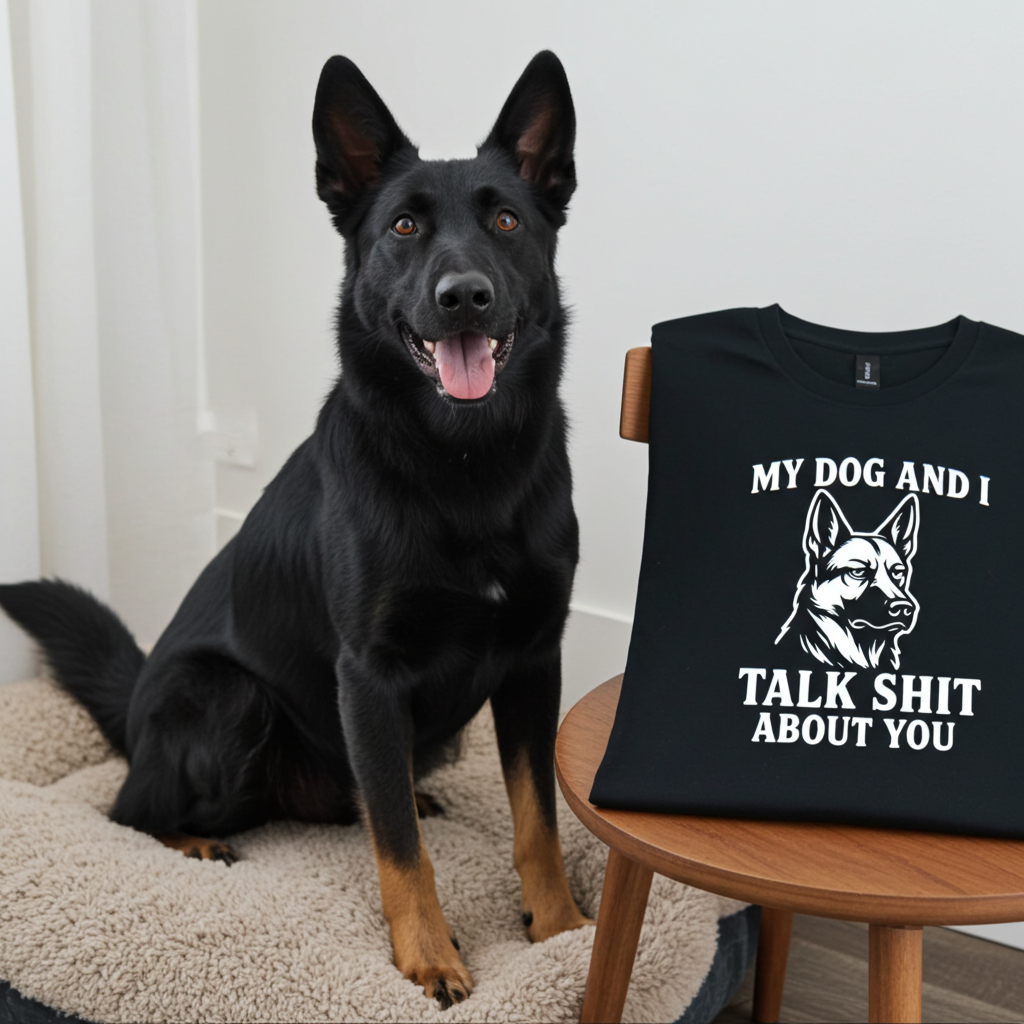 My dog and I talk shit about you