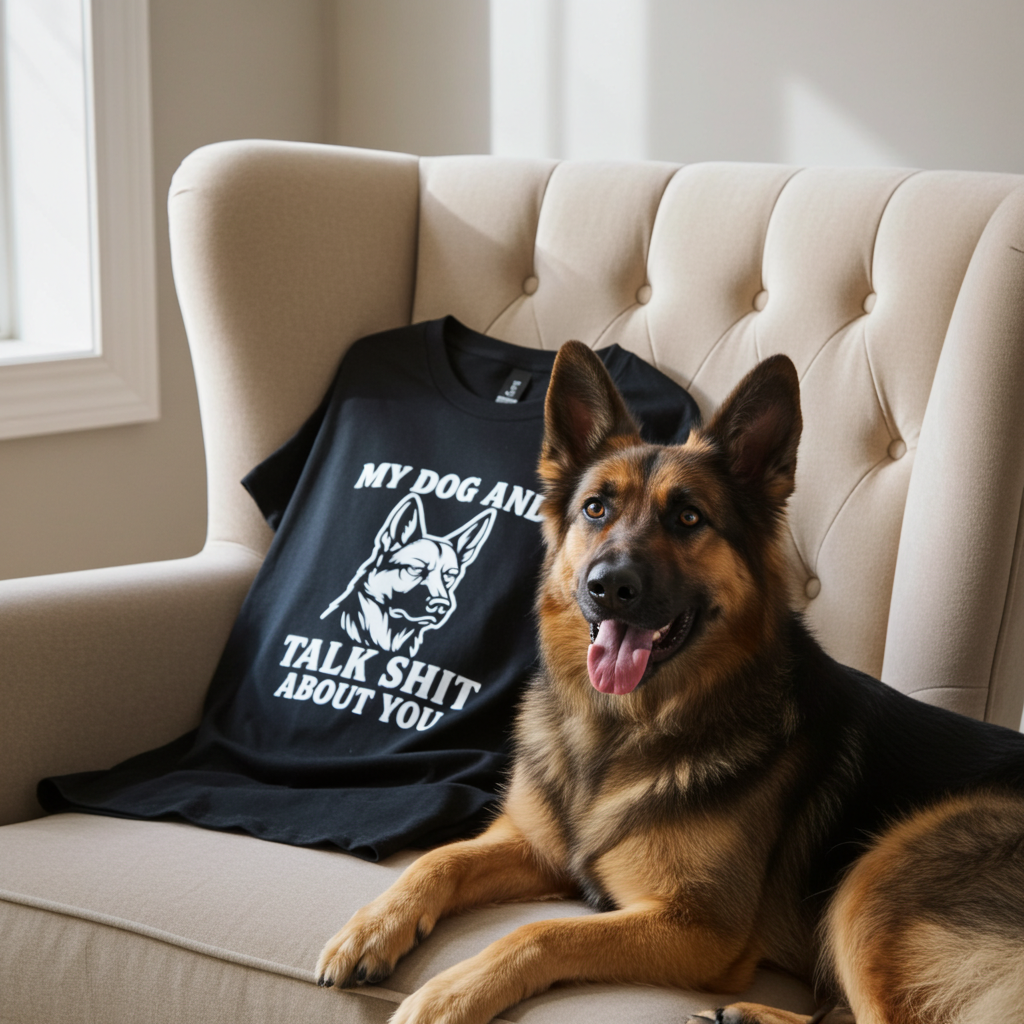 My dog and I talk shit about you