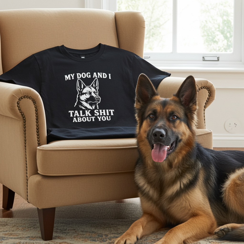 My dog and I talk shit about you