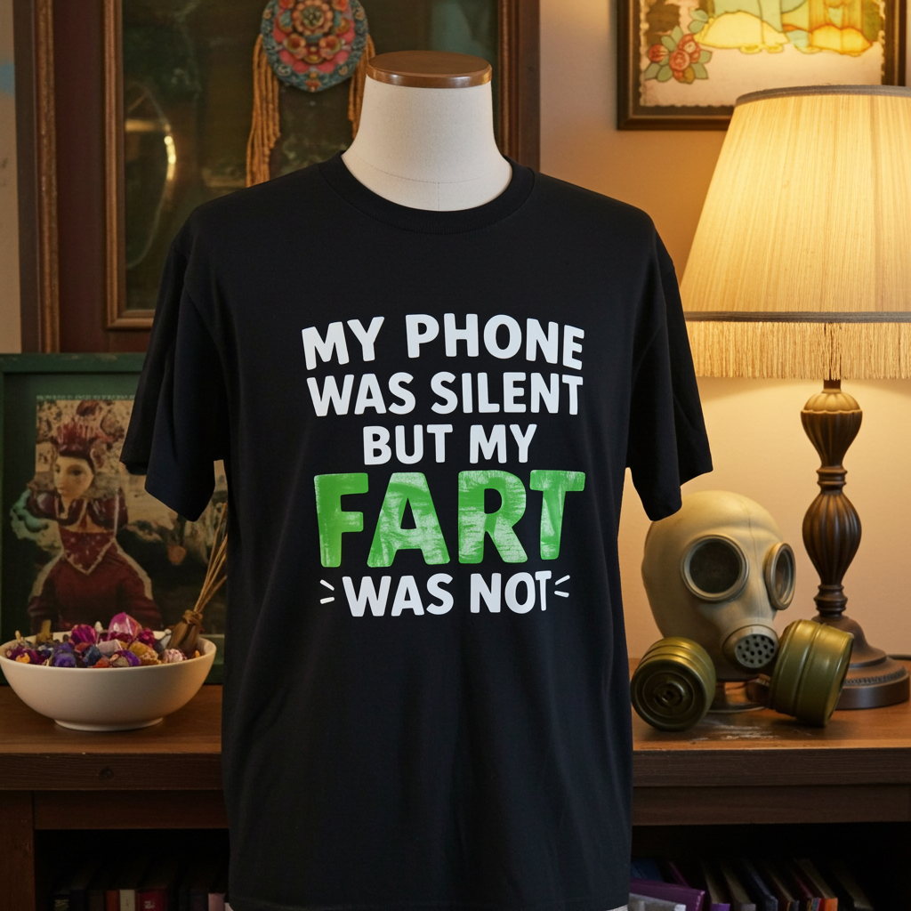 My phone was silent, but my FART was not