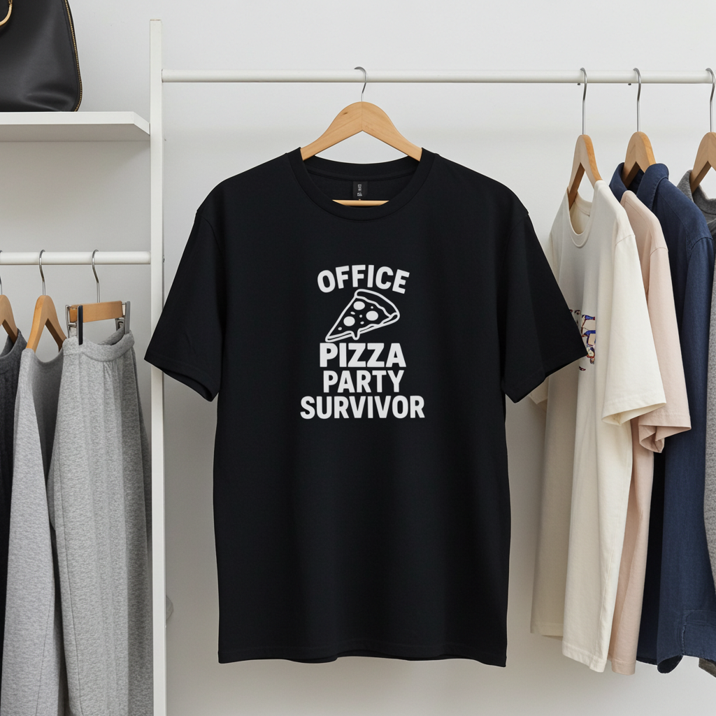 Office pizza party survivor