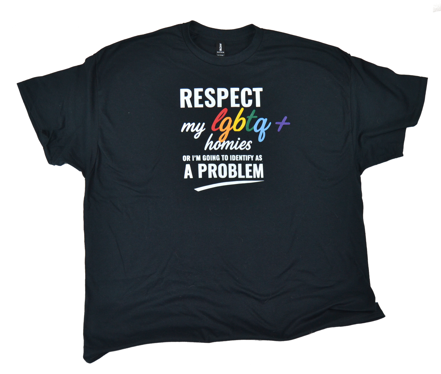 RESPECT my LGBTQ+ homies or I'm going to identify as a problem