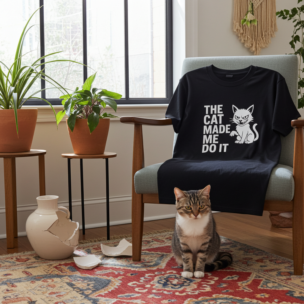 The cat made me do it