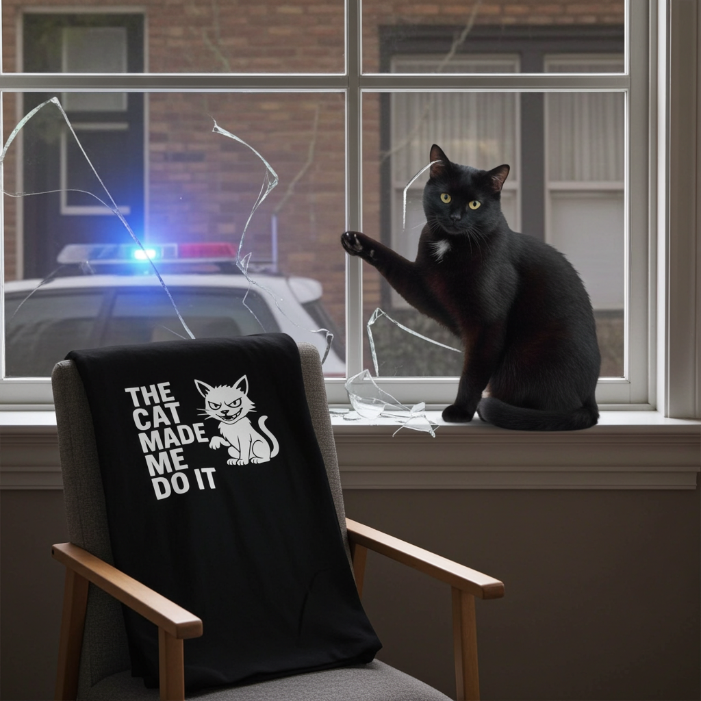 The cat made me do it