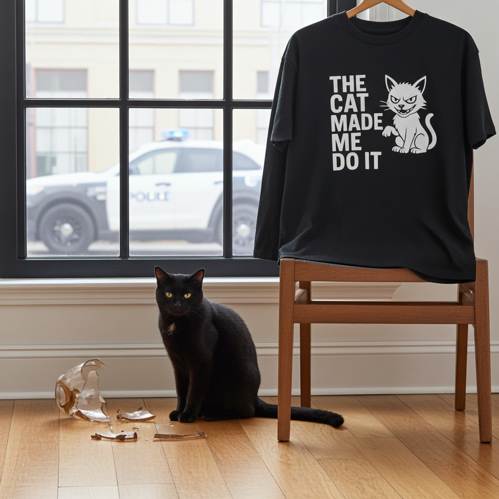 The cat made me do it