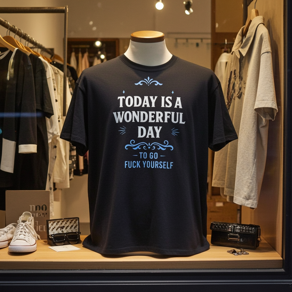 Today is a wonderful day to go f*ck yourself